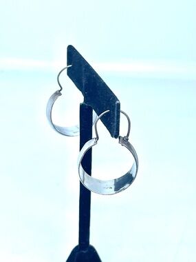 Sterling Hoop Earrings